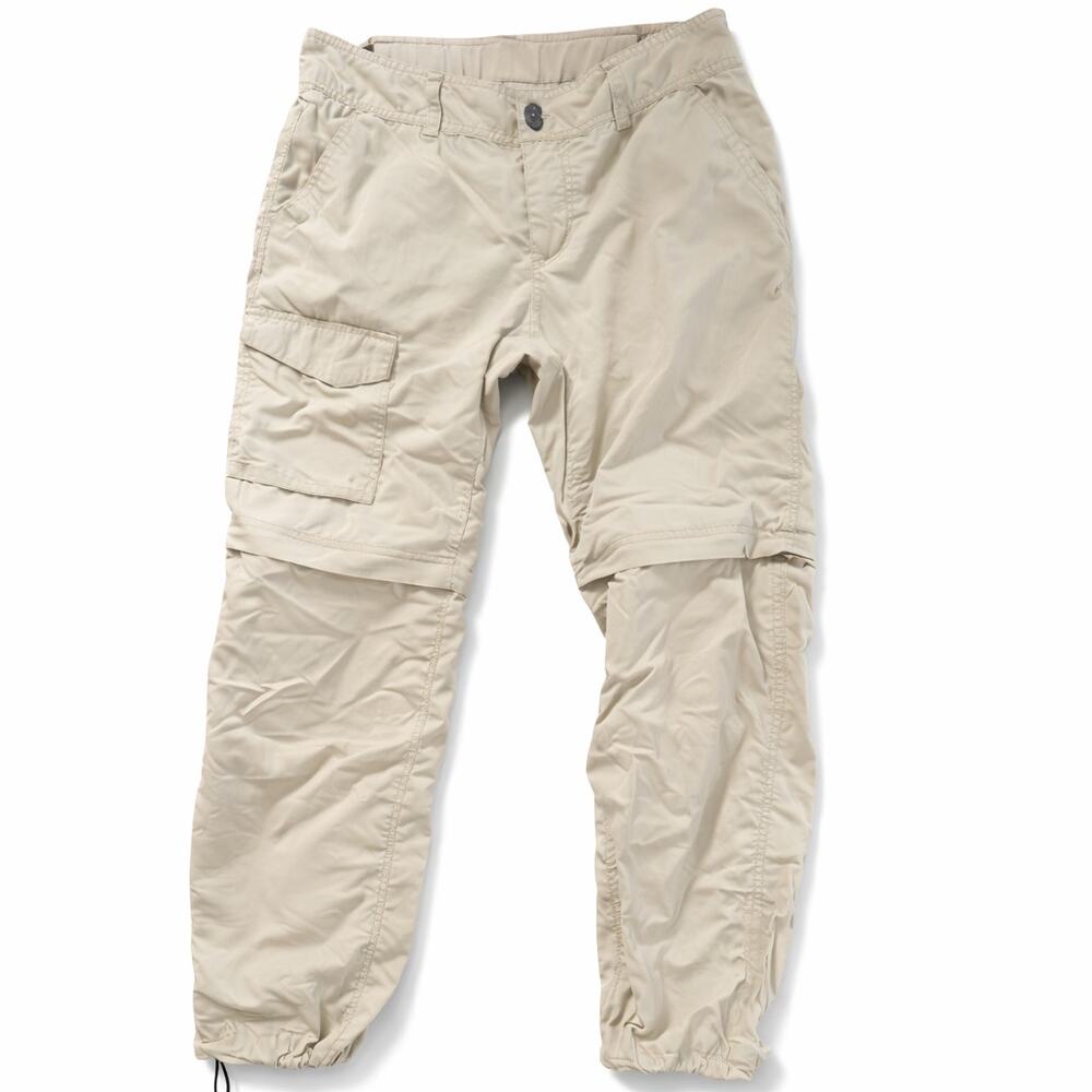 Columbia Omni Shade Convertible Hiking Pants 4 Short Beige